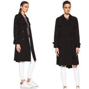 JENNI KAYNE Lightweight Crepe Trench